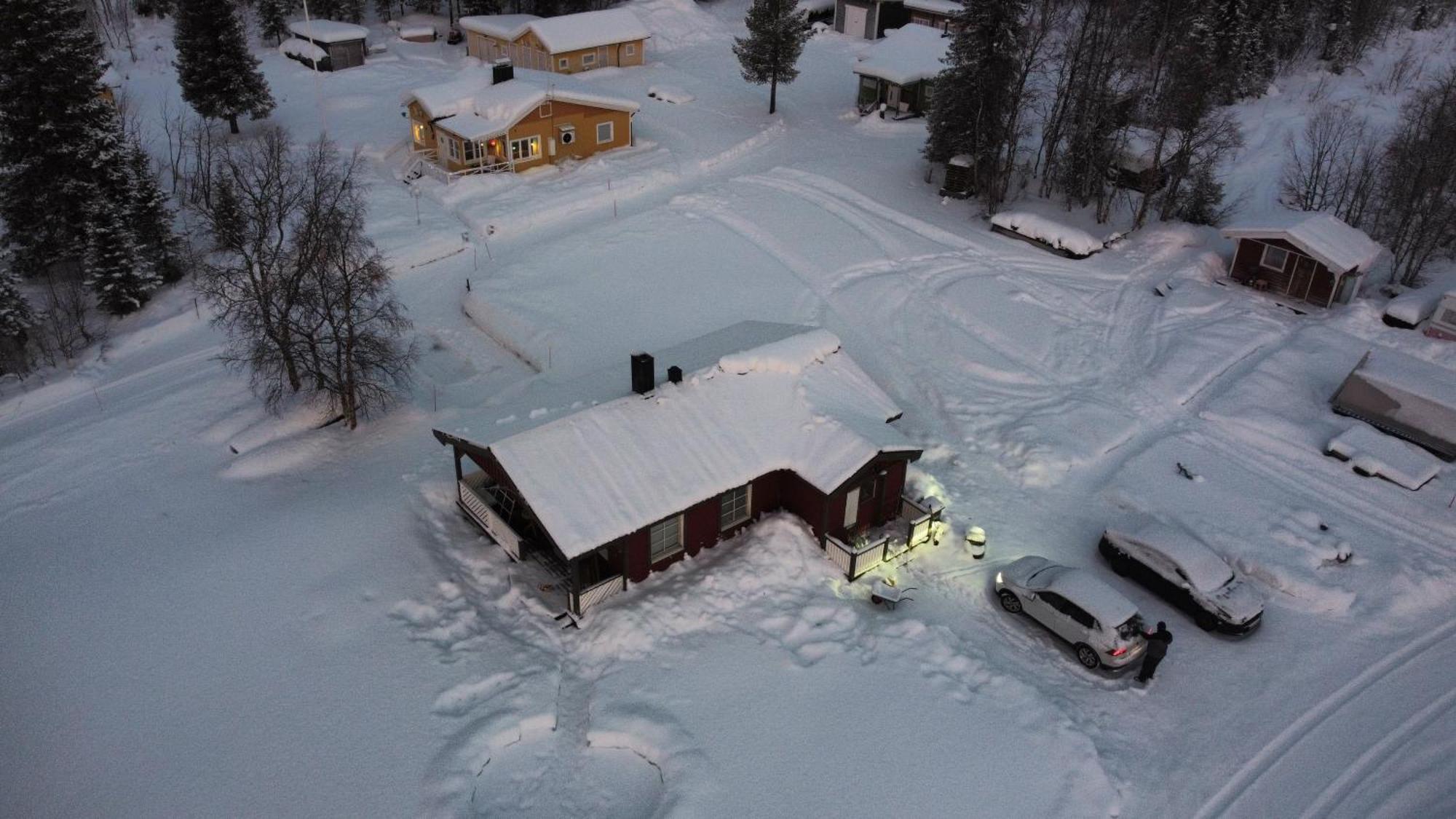 Little Adorable Red Villa Kiruna Exterior photo